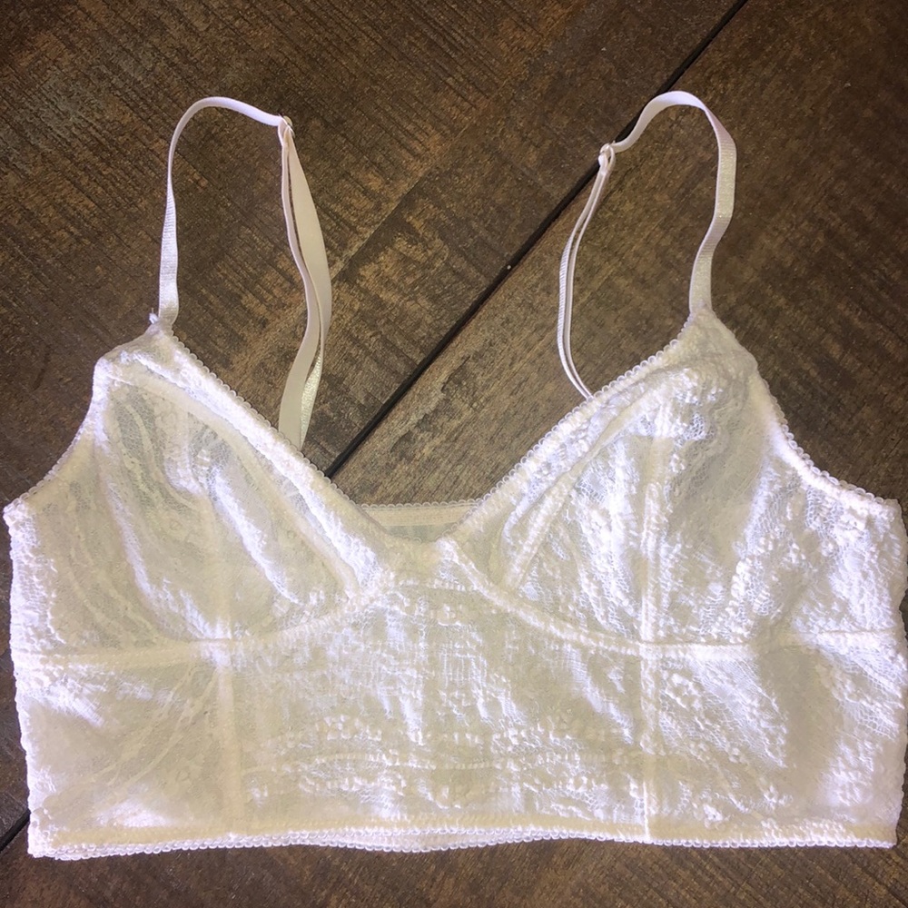 White Bralette Free People